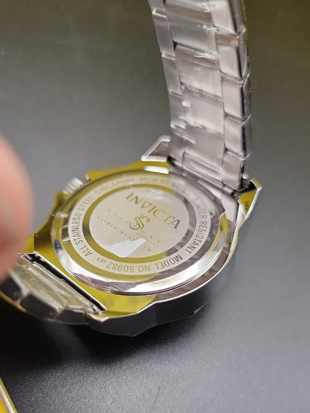 50982 Invicta Speedway Dominus Men's Quartz Watch - 42mm Tequilla Sunrise Silver